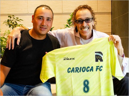 ラモス瑠偉と長男ファビアノ