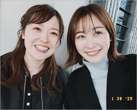 水卜麻美アナと岩田絵里奈アナ