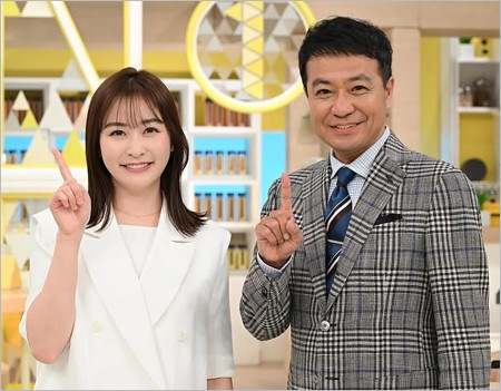 シューイチ司会の岩田絵里奈アナ＆中山秀征