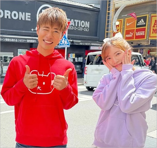 ボイメン辻本達規と松井珠理奈の2ショット