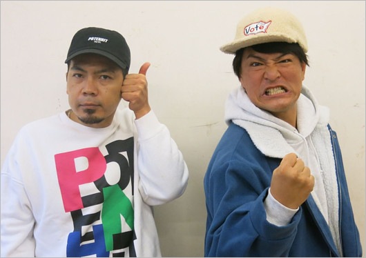 天竺鼠のボケ川原克己、ツッコミ瀬下豊