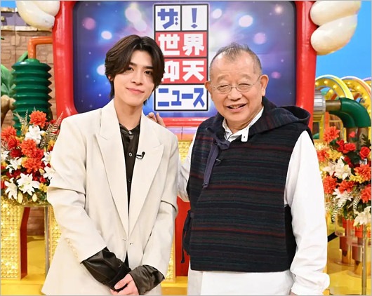 ザ!世界仰天ニュース加入のtimelesz松島聡と笑福亭鶴瓶