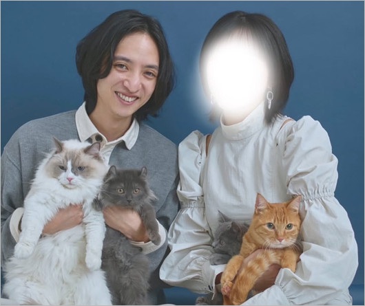 清水尚弥と妻の2ショット