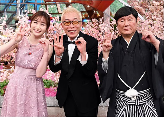 岩田絵里奈アナと所ジョージ、ビートたけし