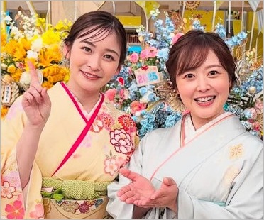 日本テレビ岩田絵里奈アナと水卜麻美アナ