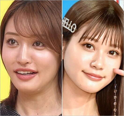 王林とめるる・生見愛瑠の顔