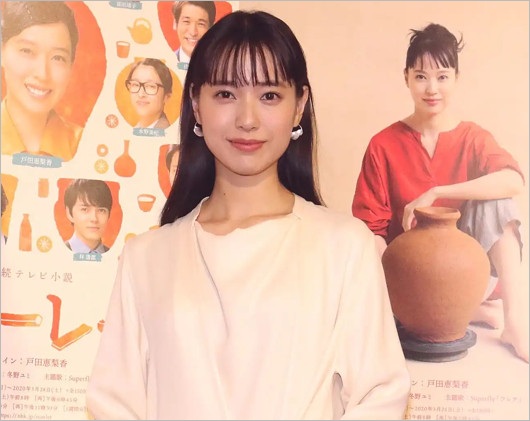 戸田恵梨香がスカーレット出演時の画像