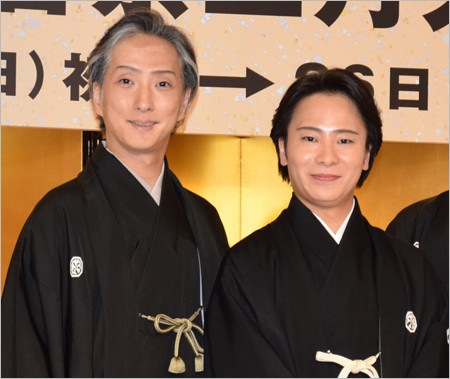 中村七之助と中村鶴松