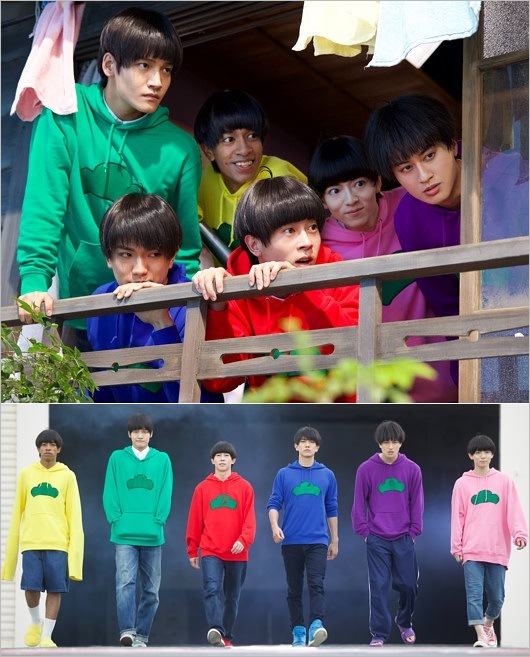 『おそ松さん 人類クズ化計画!!!!!?』Aぇ!groupと西村拓哉のビジュアル画像