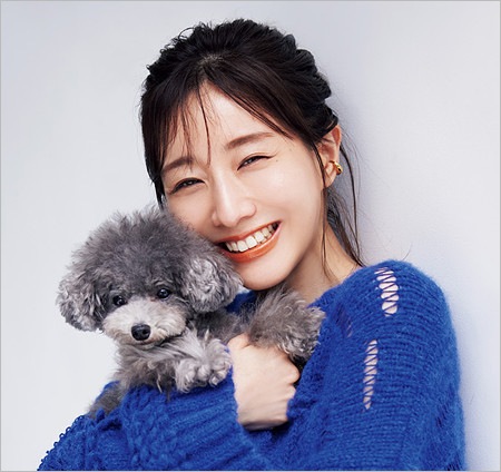 田中みな実と愛犬のトイプードル