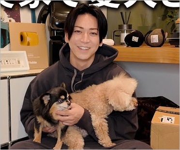 亀梨和也の愛犬チビクロ＆ジェリー（トイプードル・チワワ）