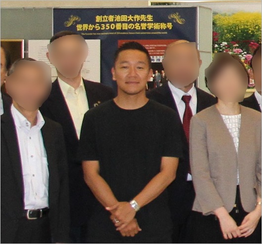 Def Tech・Microが創価大学を表敬訪問時