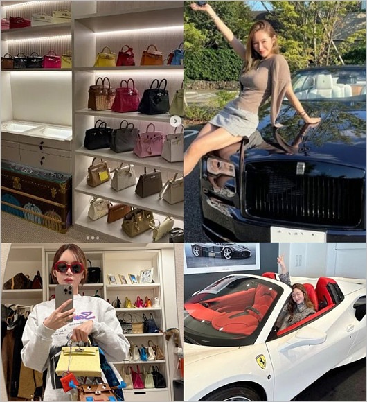 宮崎麗果が削除した高級車やブランド品