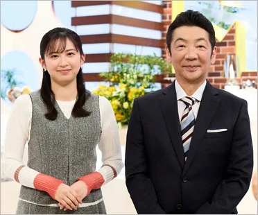 宮根誠司アナと西尾桃アナウンサー