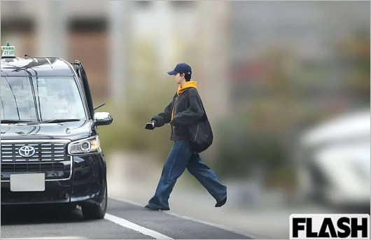 竹内涼真の自宅マンションから仕事に向かう土居志央梨