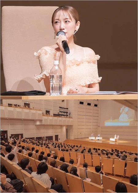 洗足学園音楽大学で高橋みなみが特別講演会