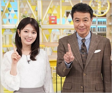 黒田みゆアナと中山秀征