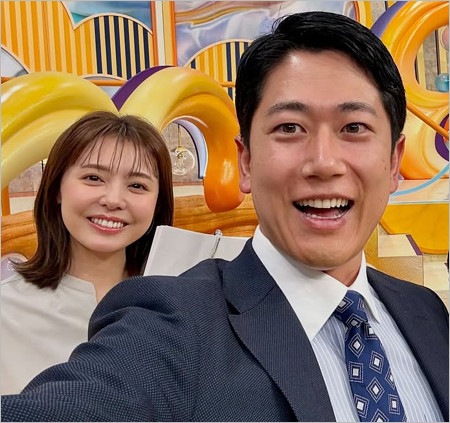 宮澤智アナと酒主義久アナ