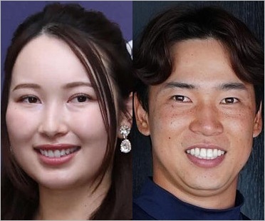 小祝さくら選手と夫・桂川有人選手