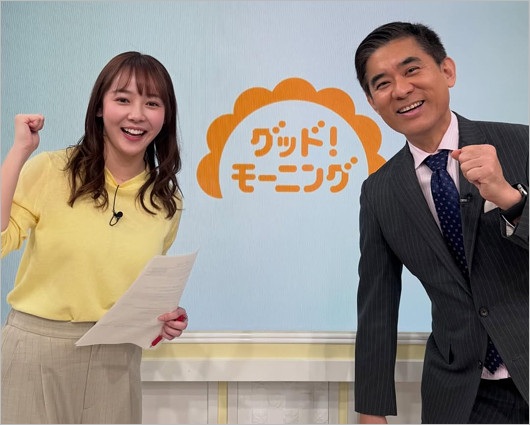 森千晴アナと角澤照治アナ