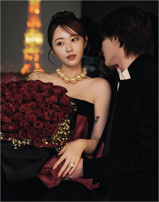 てんちむと青汁王子のウエディングフォト