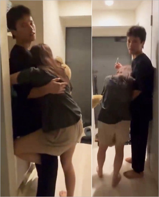 鈴木悠仁とAKB48鈴木くるみの密着2ショット