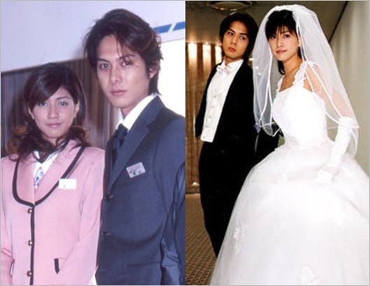 内田有紀と柏原崇（かっしー）ドラマ『ビッグウイング』共演時