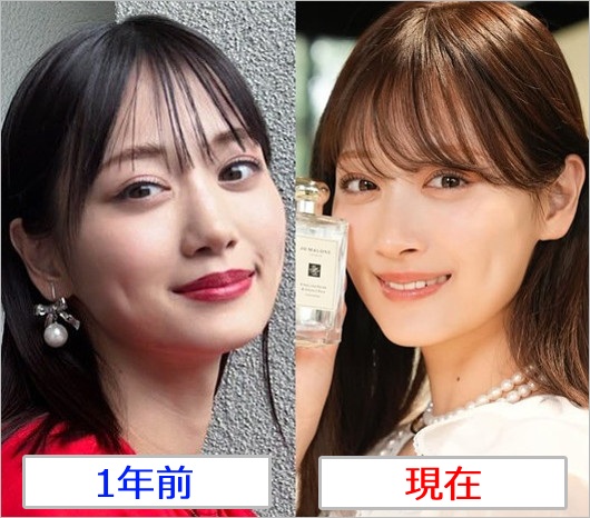 元乃木坂46山下美月の激ヤセ前後、ビフォーアフター画像