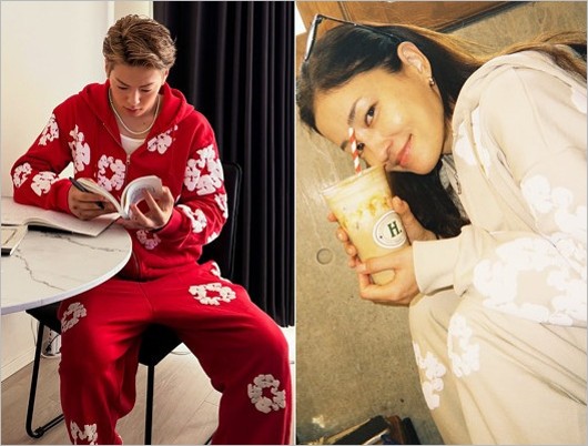 黒木メイサとキングカズの次男・三浦孝太選手がお揃いの服着用画像