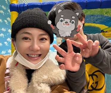 華原朋美と長男