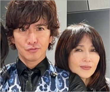 木村拓哉と工藤静香の2ショット
