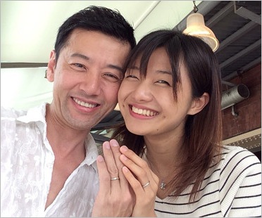 大浦龍宇一と元妻ゆりえ（寺田理恵子アナの娘）