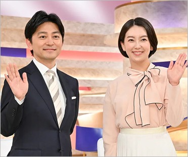 森圭介アナと和久田麻由子アナ