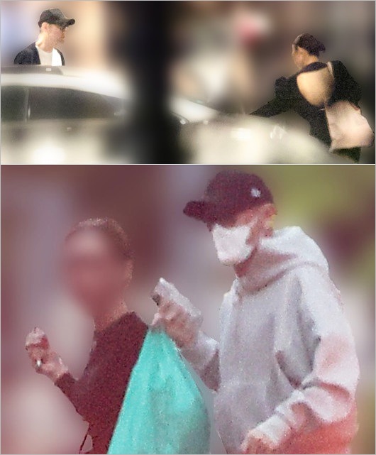 杉本哲太と新恋人の2ショット