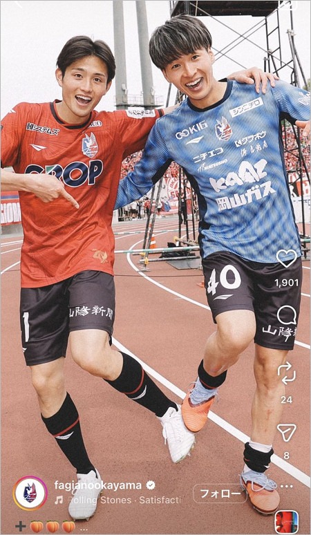 河野孝汰選手と宮本英治選手がサンフレッチェ広島の試合揶揄のインスタグラム投稿