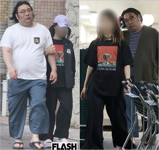 ビスケットブラザーズ原田泰雅と妻の2ショット