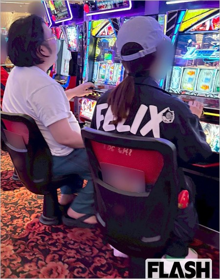 ビスケットブラザーズ原田泰雅と妻のパチスロデート画像