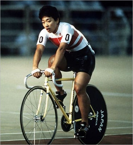 橋本聖子会長が自転車競技の現役時代