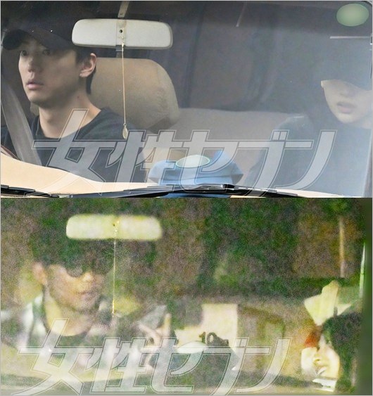 伊藤健太郎と出口夏希のドライブデート2ショット