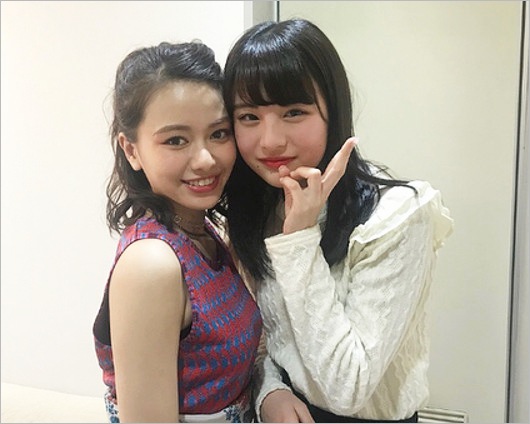 出口夏希が削除した山本舞香との2ショット