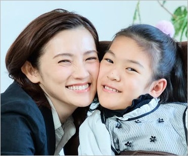 星野真里と長女ふうか