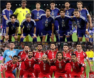 W杯2026 日本代表・チュニジア代表