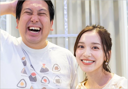 レインボー・ジャンボたかお＆都丸紗也華の2ショット