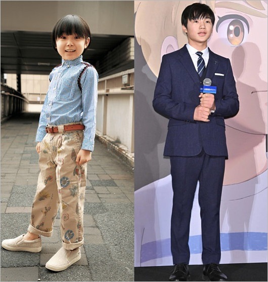 寺田心が小学5年生・中学3年生時の画像
