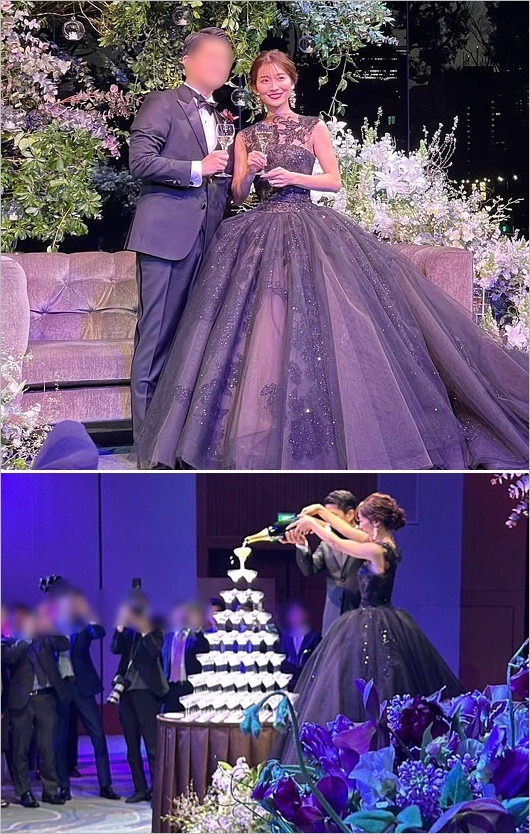 山本里菜アナと元夫の結婚式画像