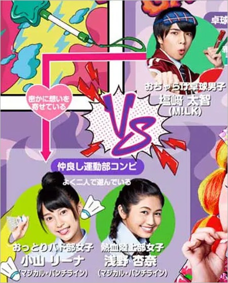 M!LK塩﨑太智と小山璃奈(小山リーナ)がロッテFit’s CMで共演当時