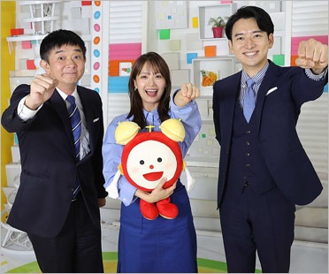 めざましテレビ司会の井上清華アナ・伊藤利尋アナ・生田竜聖アナ