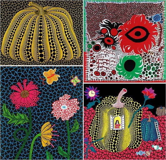 草間彌生の絵画作品