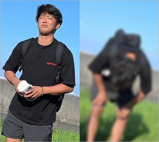 フライデー取材にうなだれる清田育宏