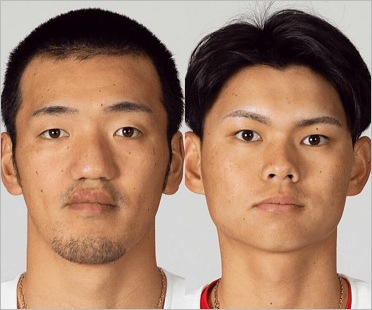 広島カープ矢野雅哉選手と前川誠太選手